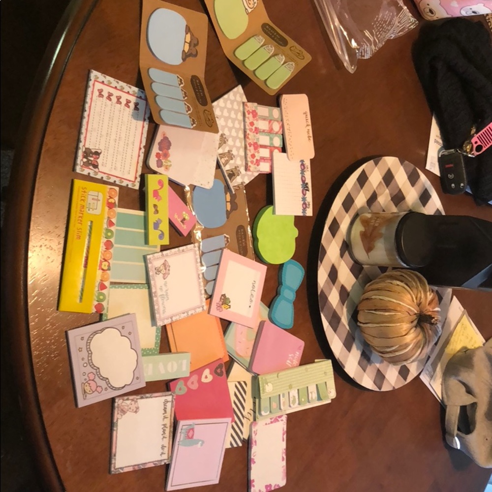 Lot of sticky notes